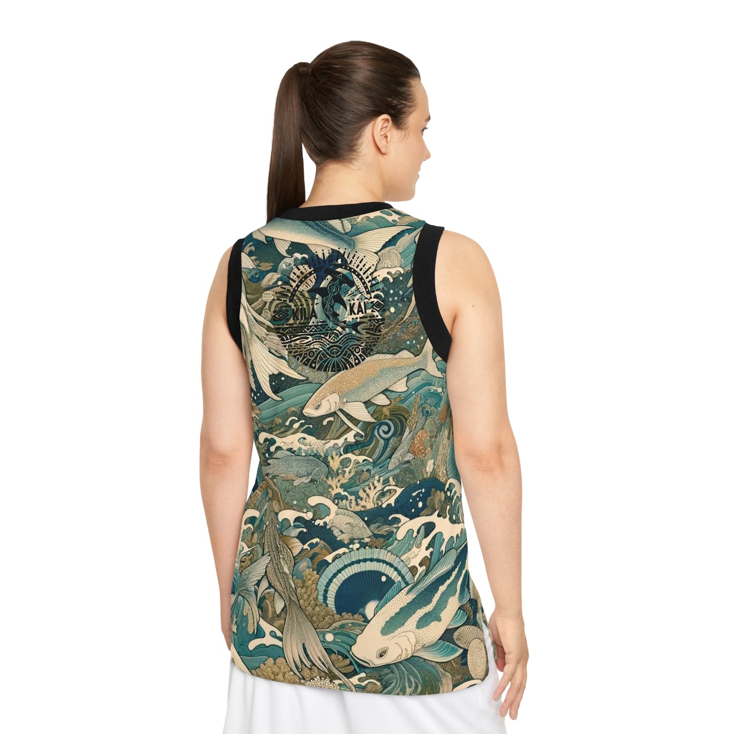 CamoKoi Ringer Tank Top,  Workout Muscle Tank, Gym Wear