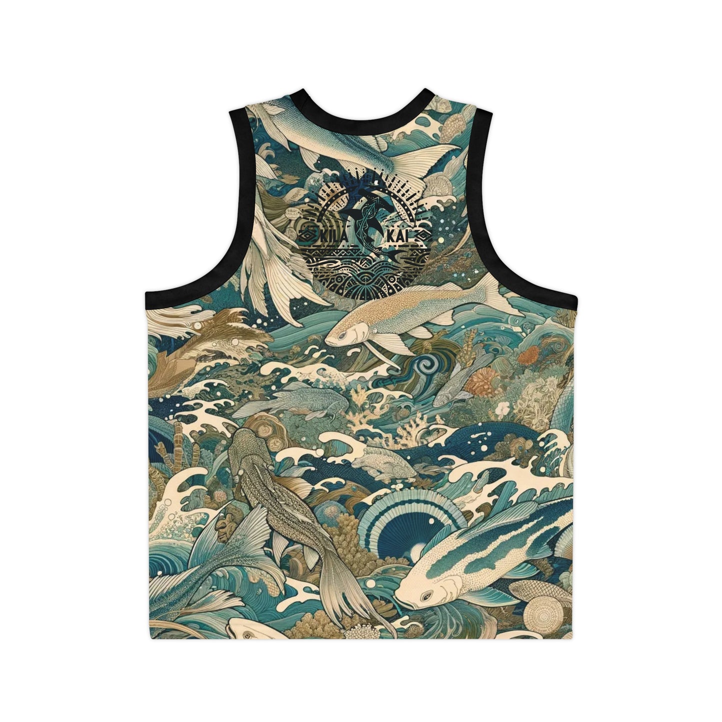 CamoKoi Ringer Tank Top,  Workout Muscle Tank, Gym Wear