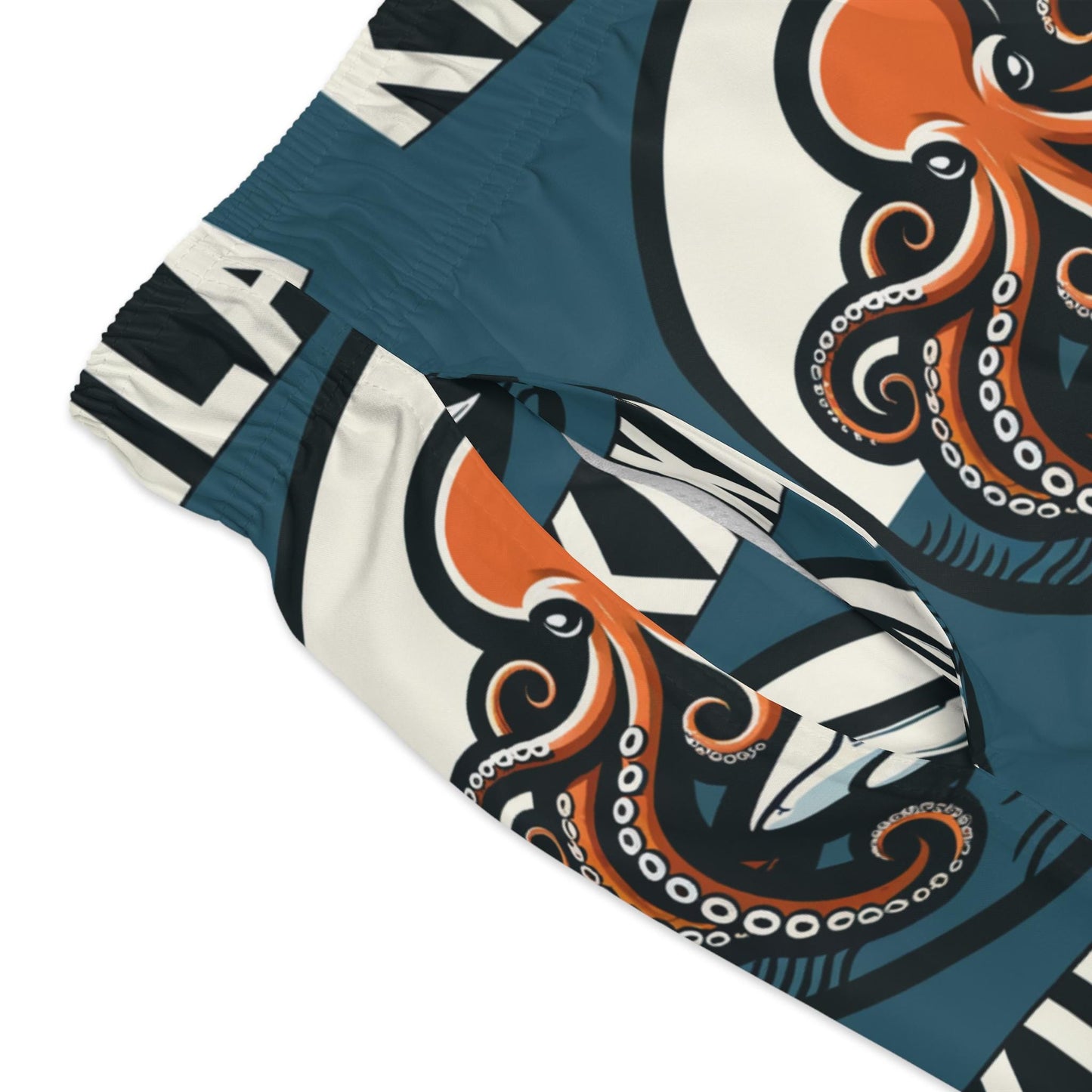Octopus and Shark Swim Trunks,