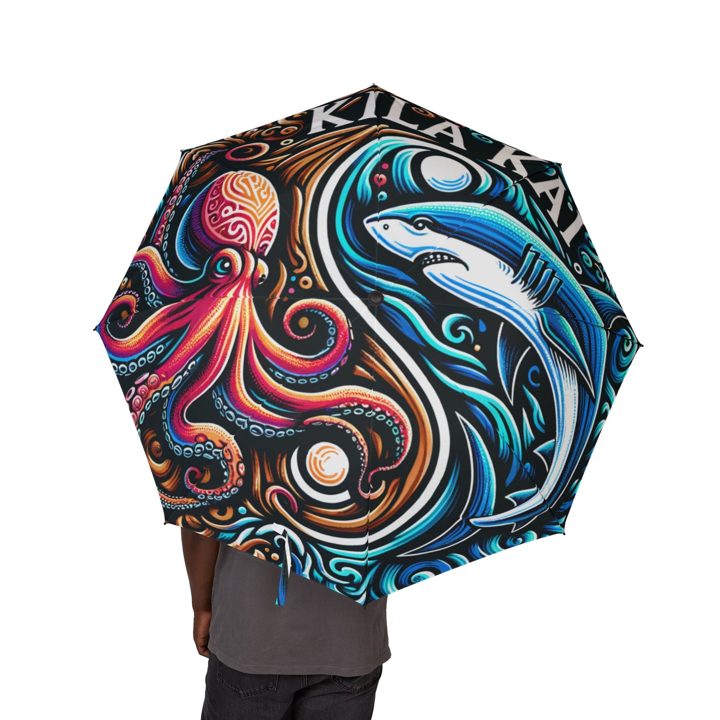 Umbrella, Ying and Yang, Rain Gear,