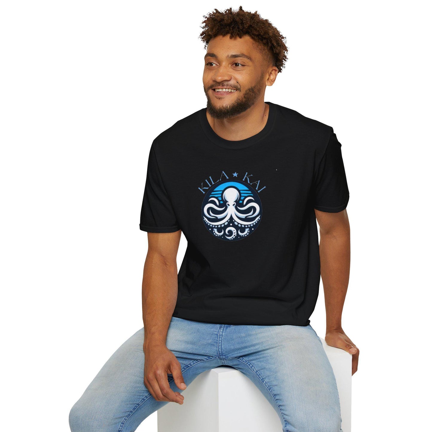 Japan Ocean-Inspired Graphic Tee,