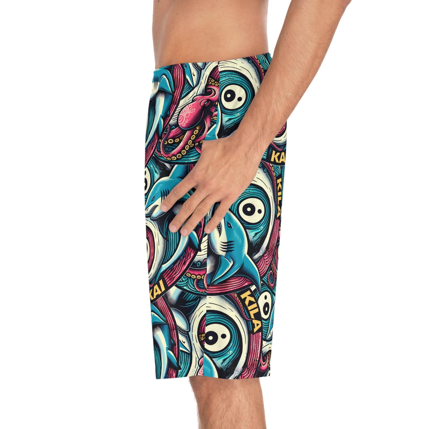 Ying & Yang Men's Board Shorts,