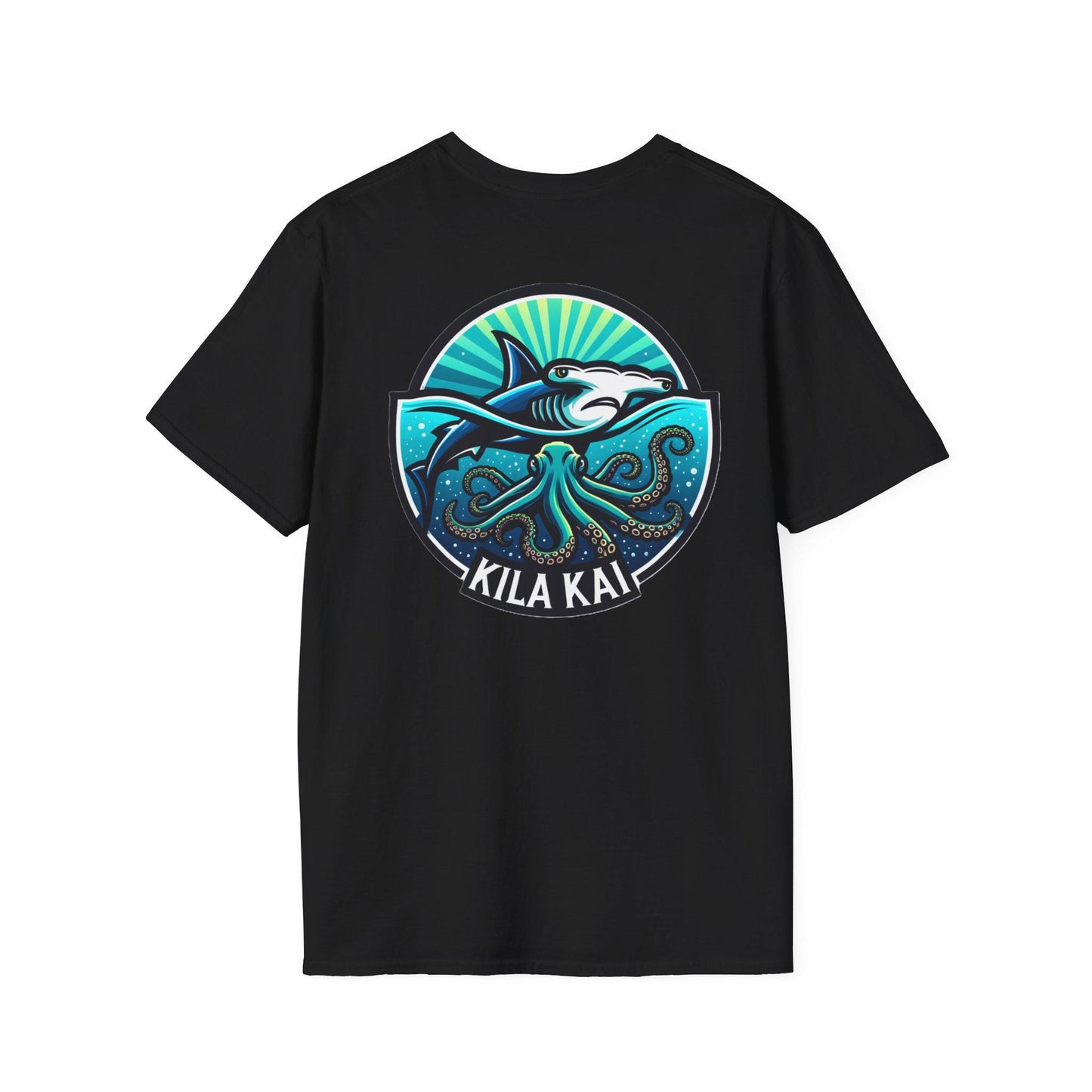 Blue Split Ocean Unisex T-Shirt