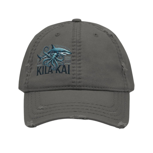 Mako Shark and Octopus Dad Hat