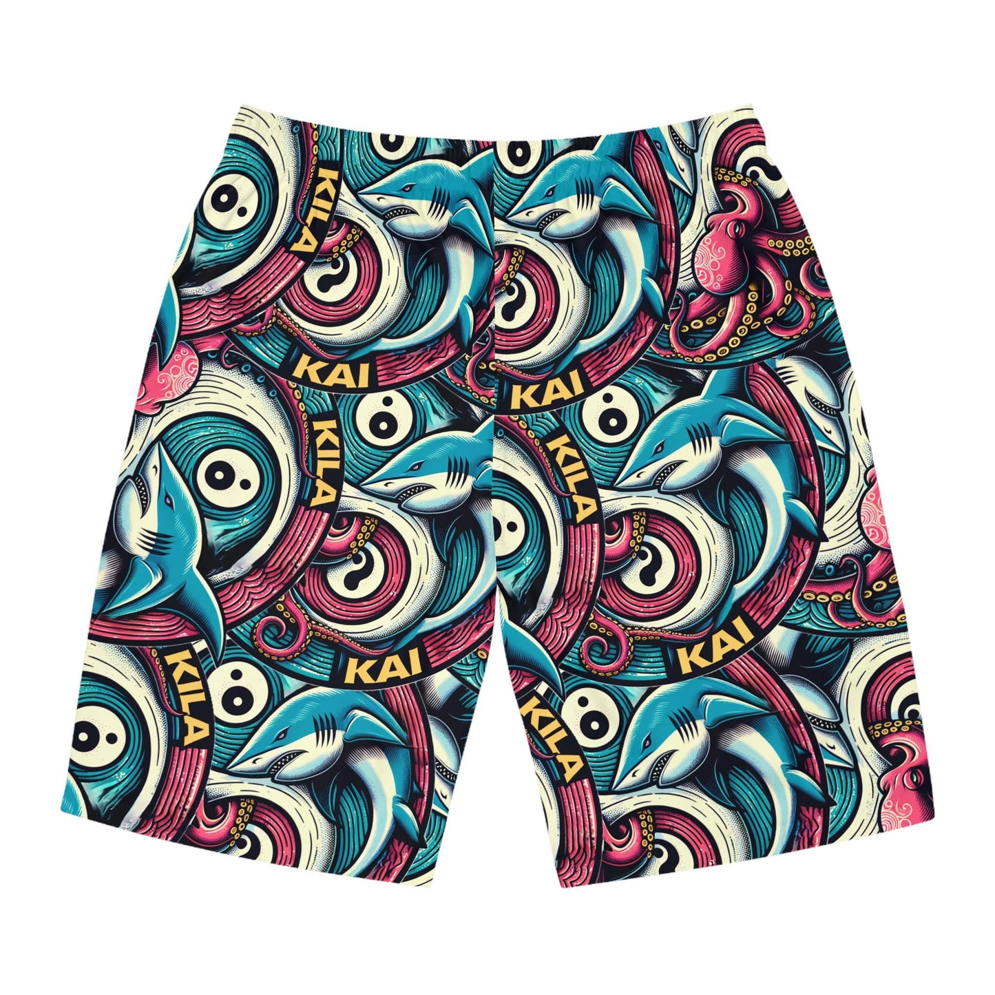 Ying & Yang Men's Board Shorts,