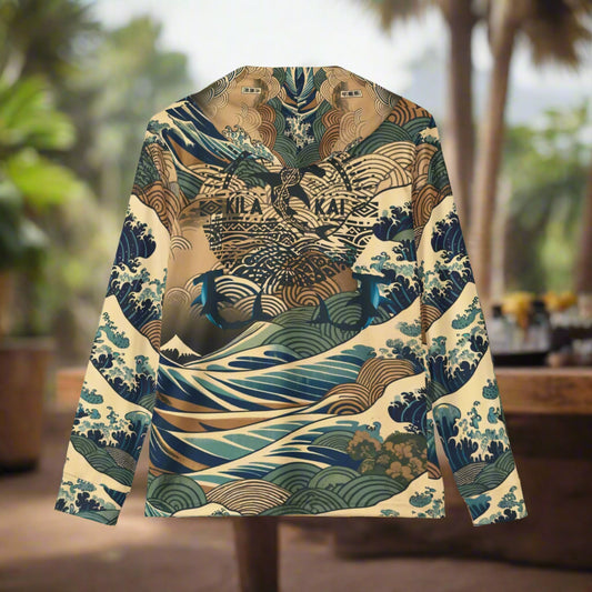 Tribal Shark Men's Sports Warmup Hoodie,