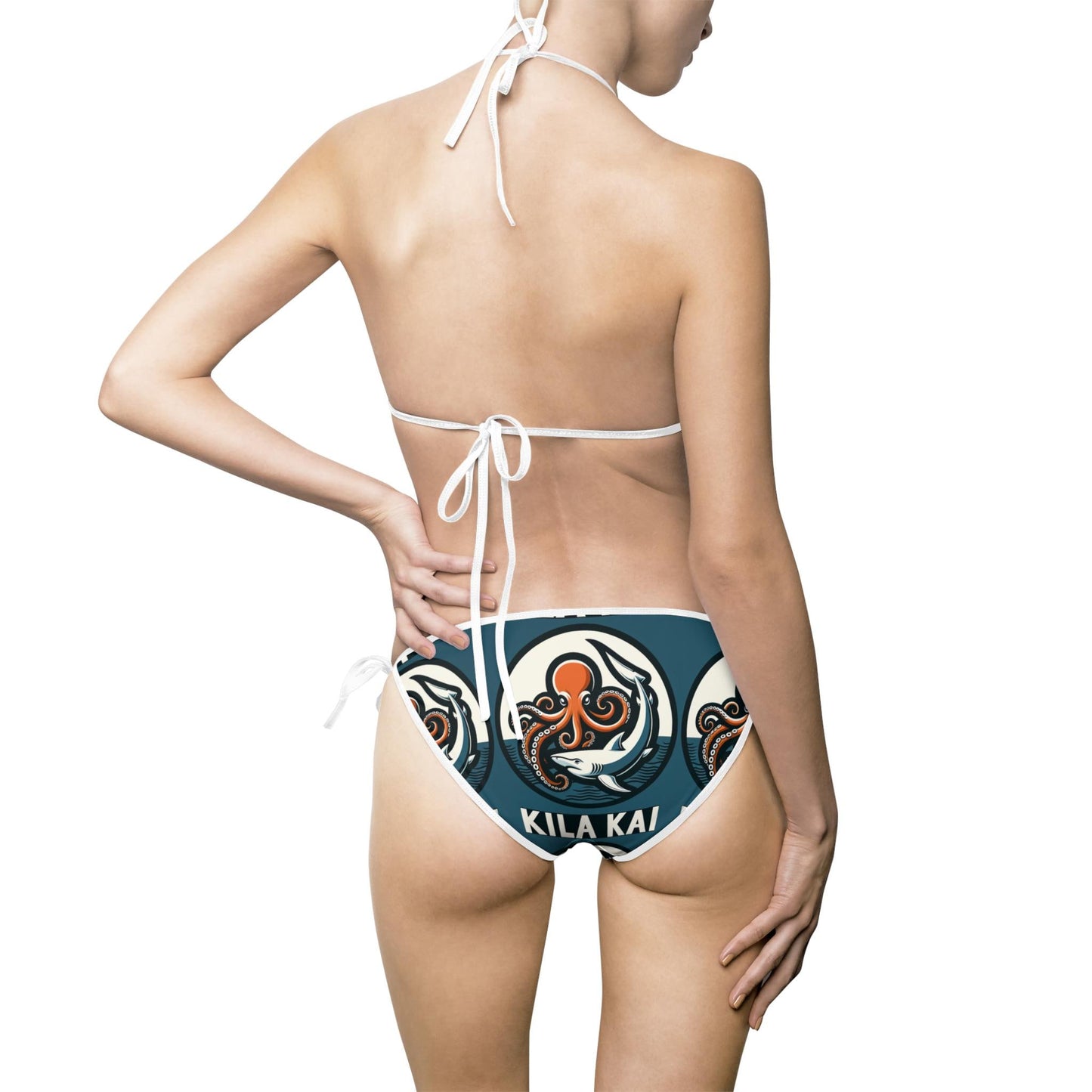 Octo and Shark Women's Bikini Swimsuit