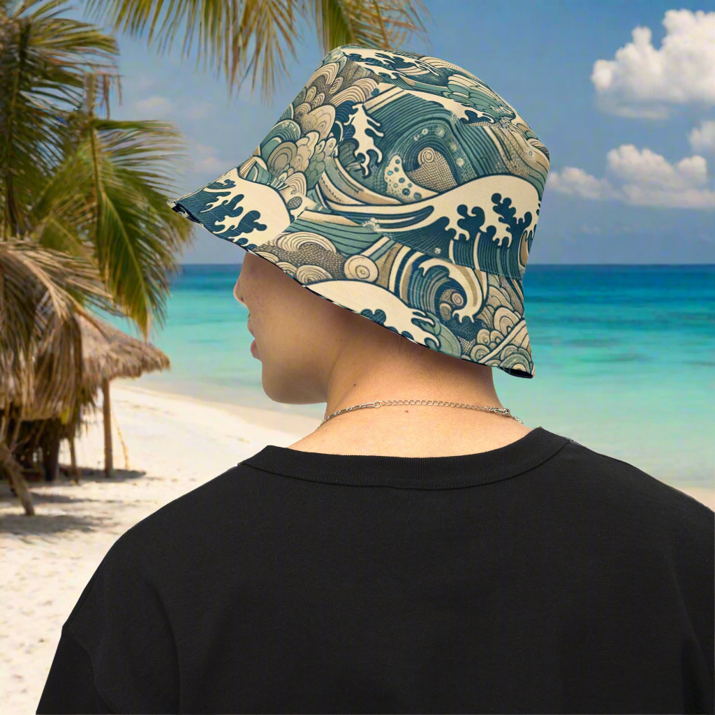 Reversible Steel Sea Bucket Hat
