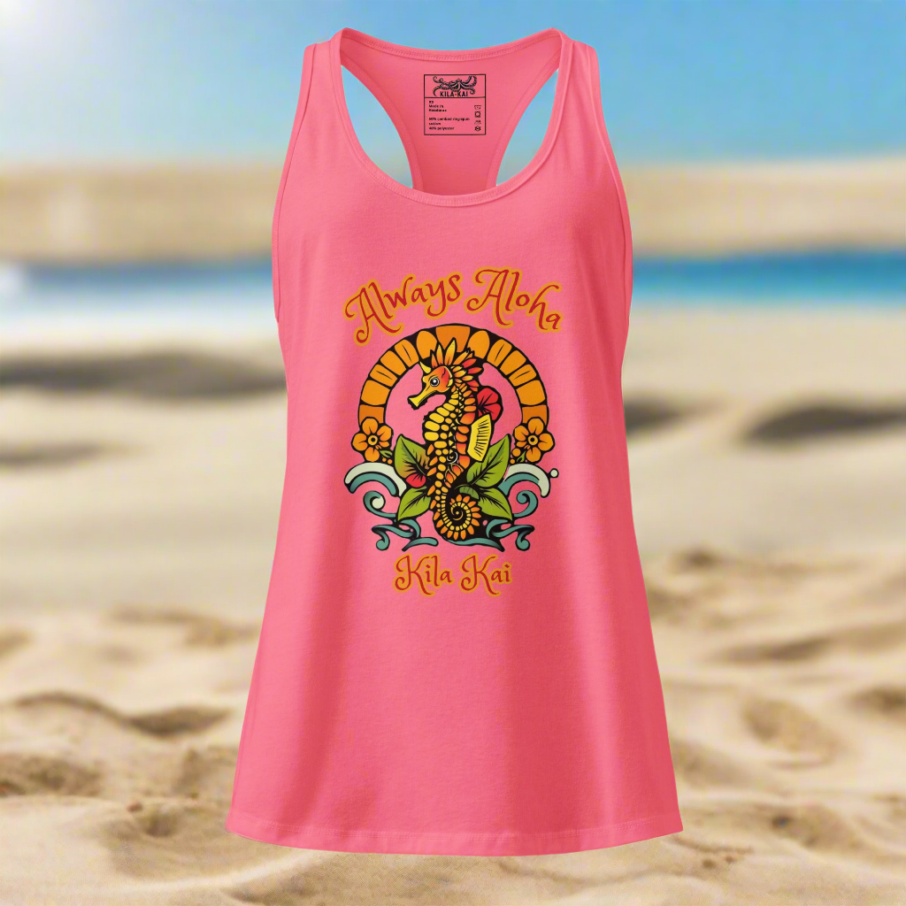 Sea Horse racerback tank