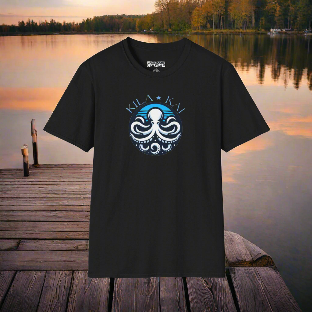Japan Ocean-Inspired Graphic Tee,
