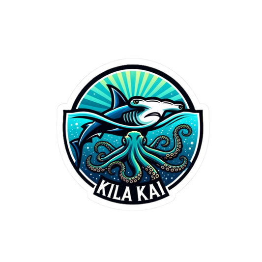 Ocean Theme Kiss-Cut Stickers,