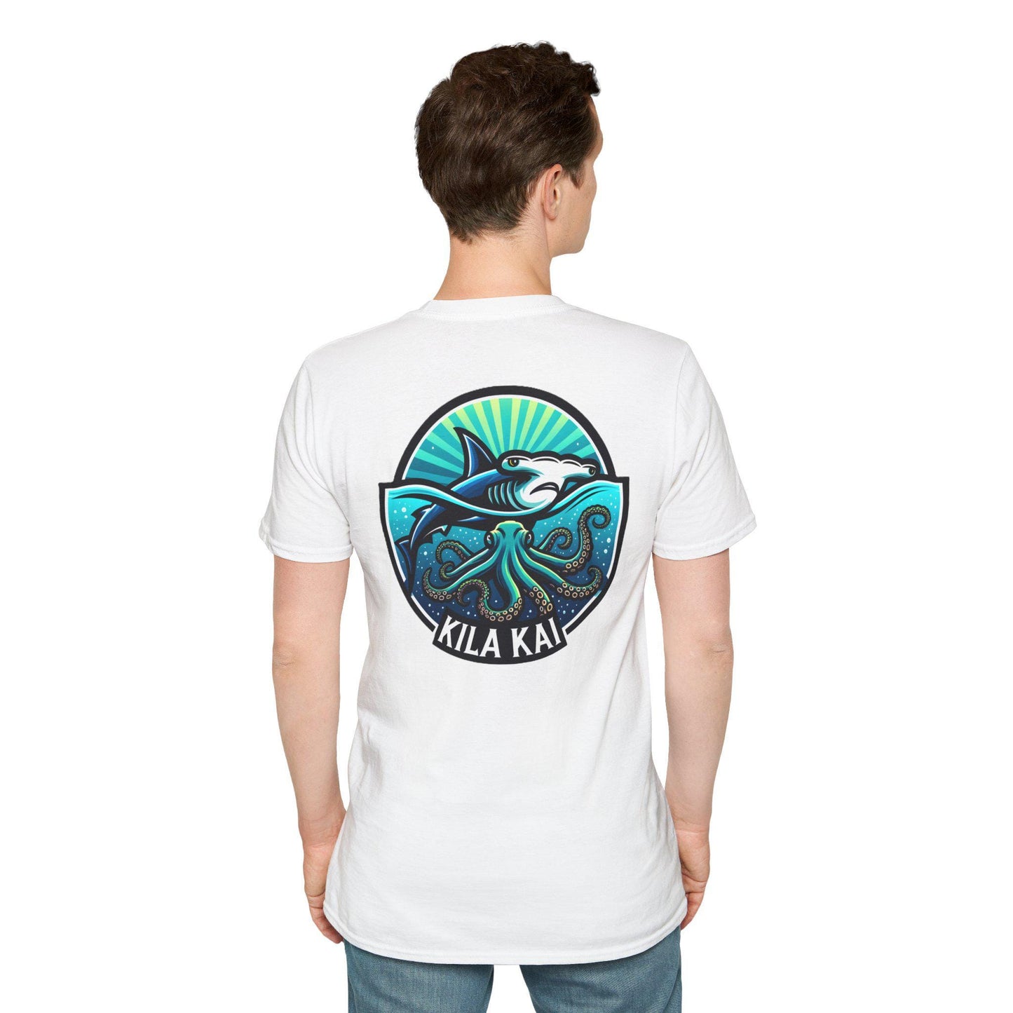 Blue Split Ocean Unisex T-Shirt
