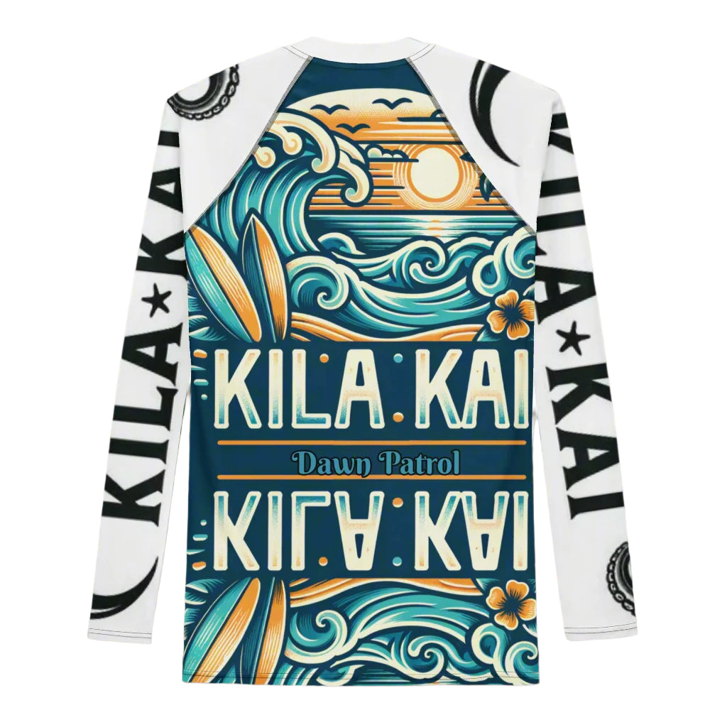 Kila Kai Surf Dawn patrol reflections Men&#39;s Rash Guard