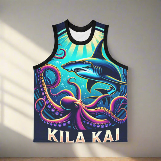 Kila Kai One Bright Day Basketball Jersey - Unisex Sports Top, Team Shirt, Activewear, Fan Gear, Athlete Uniform