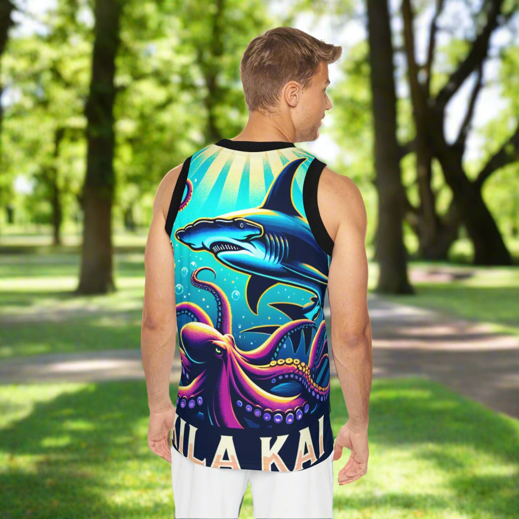 Kila Kai One Bright Day Basketball Jersey - Unisex Sports Top, Team Shirt, Activewear, Fan Gear, Athlete Uniform