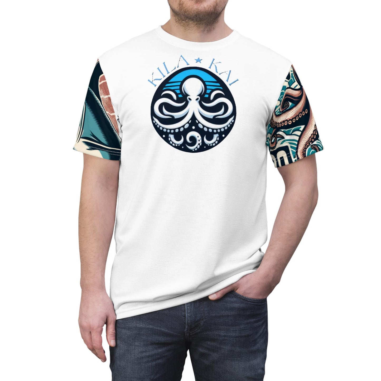 Ocean-Inspired Unisex Tee, Kila Kai Japan 2020 Graphic Shirt, Sea Life Beach T-Shirt, Nature Lover Gift, Summer Vacation Apparel
