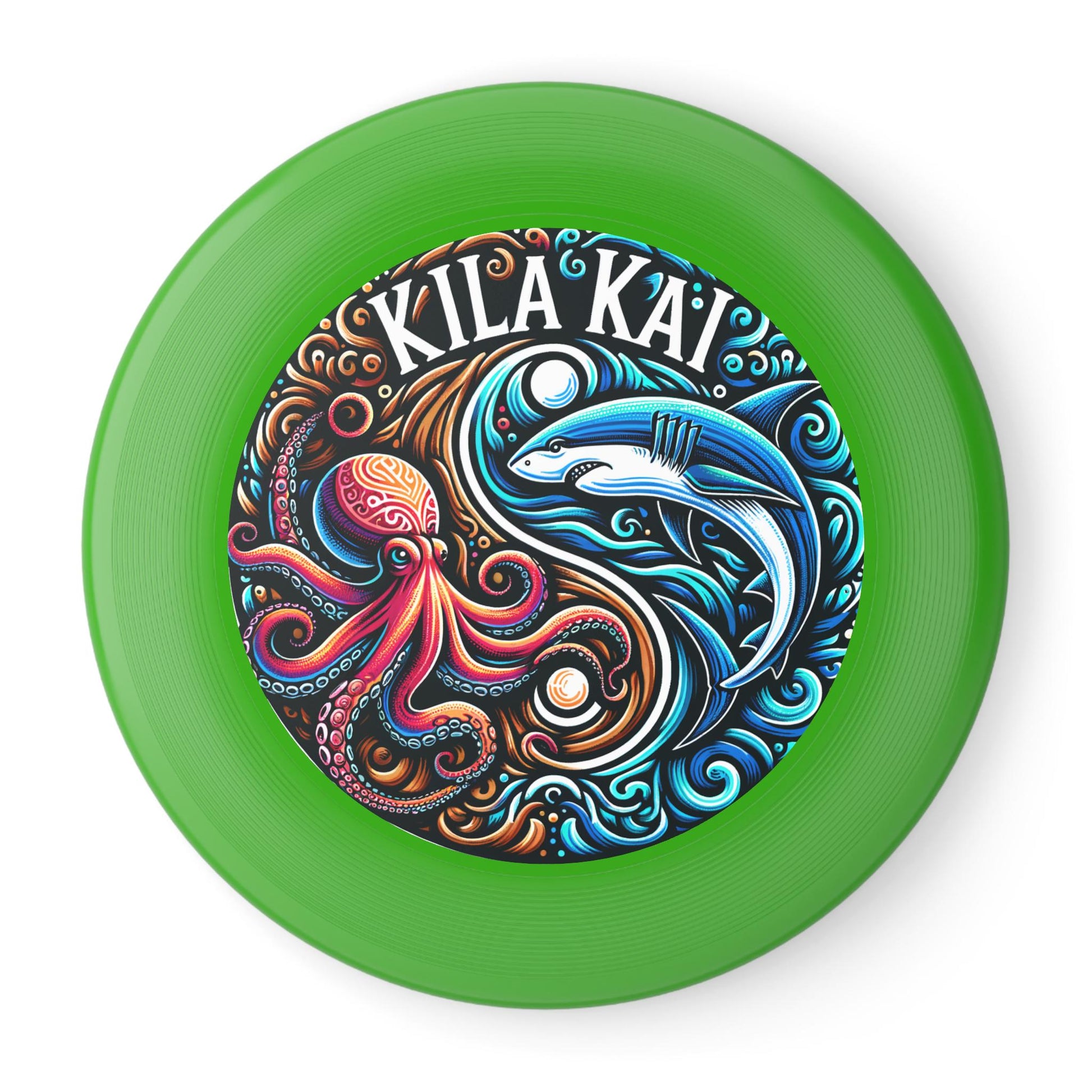 Kila Kai Frisbee, Tropical Beach Frisbee, Fun Outdoor Toy for Kids and Adults, Colorful Flying Disc, Summer Game, Unique Frisbee Design