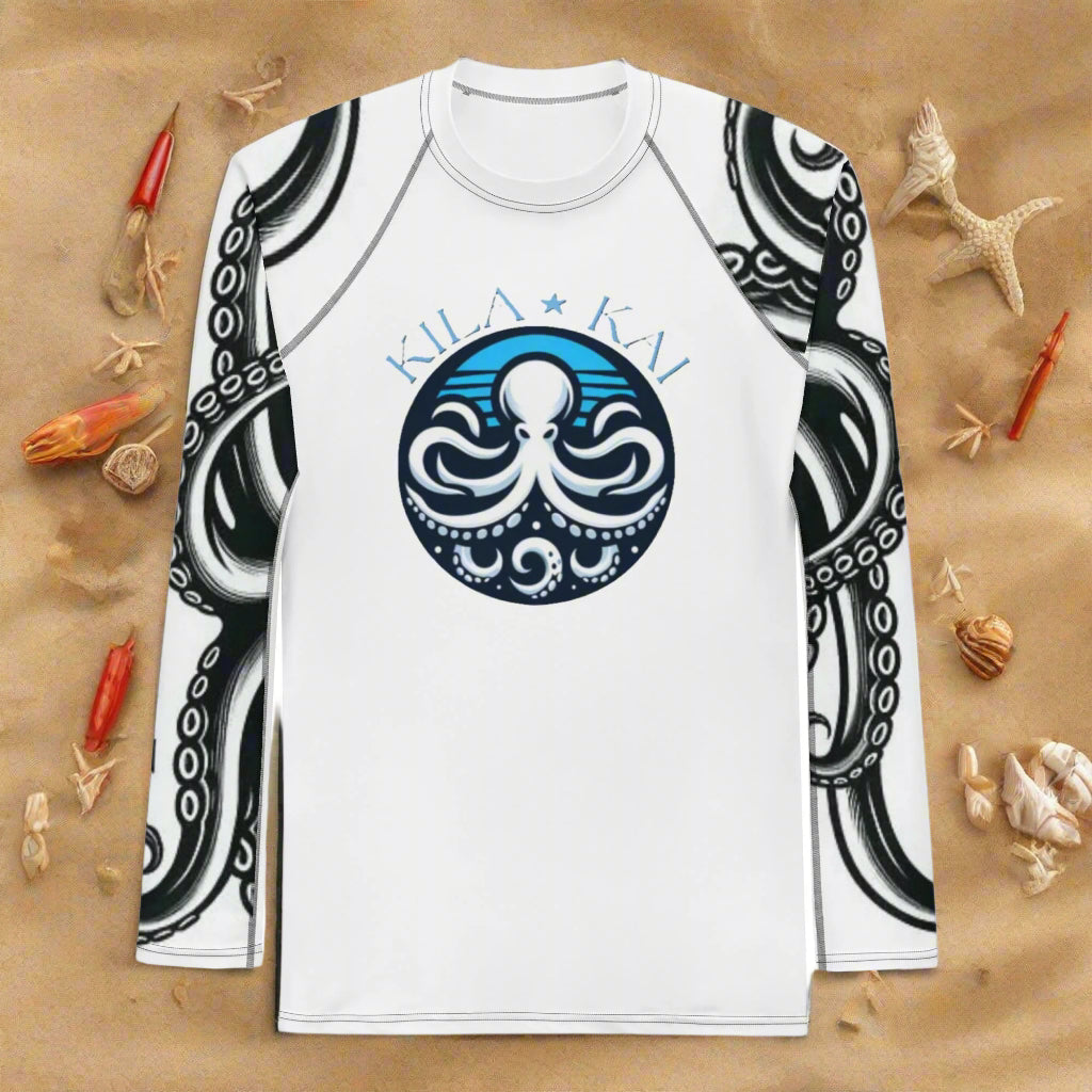 Kila Kai Surf Dawn patrol reflections Men&#39;s Rash Guard