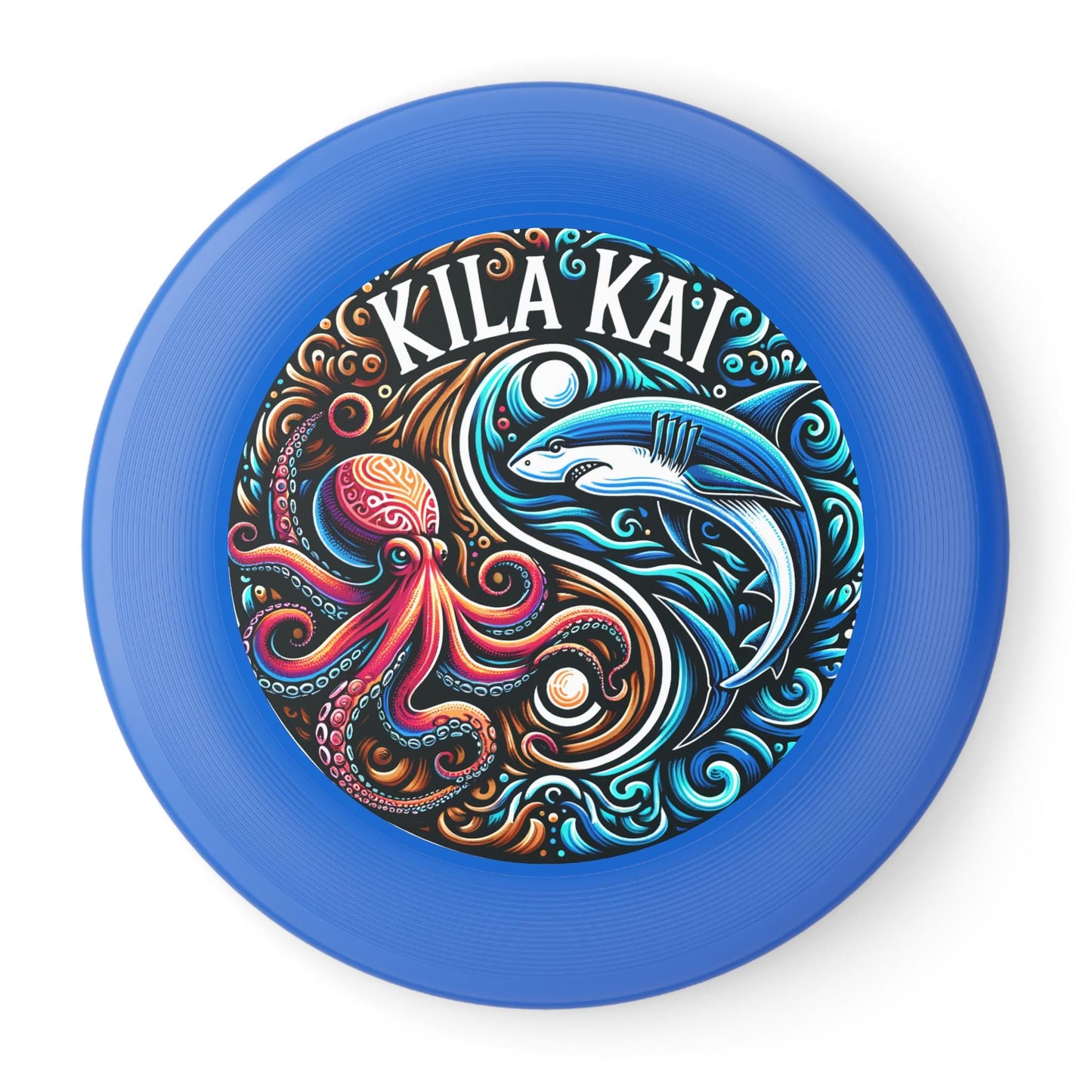 Kila Kai Frisbee, Tropical Beach Frisbee, Fun Outdoor Toy for Kids and Adults, Colorful Flying Disc, Summer Game, Unique Frisbee Design