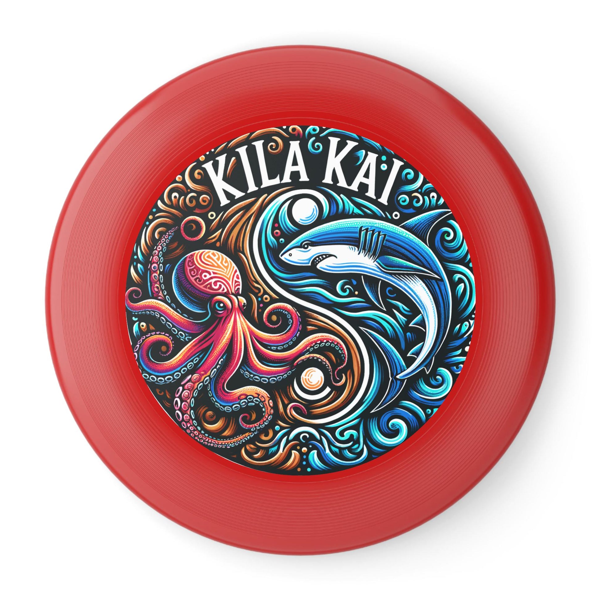 Kila Kai Frisbee, Tropical Beach Frisbee, Fun Outdoor Toy for Kids and Adults, Colorful Flying Disc, Summer Game, Unique Frisbee Design