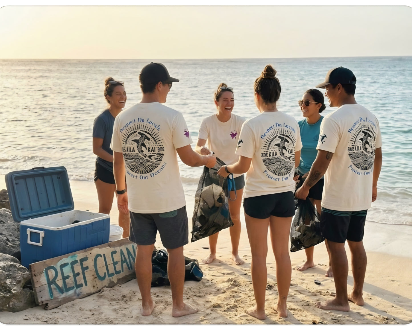Respect Da Locals 'Kila Kai' Protect Our Oceans T‑Shirt